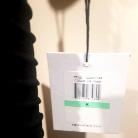 CK Black Sheath Dress NWT size 8us - Picture 2 of 13